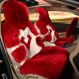 知宝纯羊毛汽车坐垫冬季适用于英菲尼迪JX35汉兰达CRV速腾皇冠英