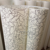 个性创意线条1.2米宽PVC米黄几何图羊皮纸灯罩材料装修/装潢材料