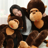 淘艾斯毛绒玩具猴猴长臂猴子猩猩狒狒公仔布娃娃抱枕玩偶生日礼物