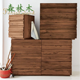 美式田园床头柜纯实木/简约环保卧室家具高级定制/橡木抽屉柜