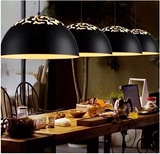 北欧办公室吊灯灯罩创意个性时尚单头餐厅灯led铁艺网吧咖啡厅灯