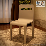 睿酷 时尚简约现代餐椅钢琴烤漆餐桌椅子餐厅家用椅子XD020-15