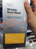 香港sasa代购 韩国Dr.G蜗牛原液针剂精华面膜贴盒装 补水保湿滋润