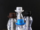 牛仔帽USB迷你矿泉水瓶盖加湿器静音办公室大容量净化器便携简易