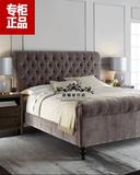 欧式时尚简约新古典实木软包床地中海现代高端定制卧室家具