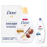 多芬(Dove)沐浴乳（乳木果和香草1kg+深层营润300g）(沐浴露/沐浴