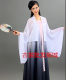 日常改良汉服女装非古装复兴汉民族服装对襟齐胸襦裙广袖黑白渐变
