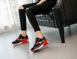 正品耐克女鞋情侣鞋Nike Air Max90男鞋跑步鞋王珞丹同款旅游鞋