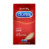 durex杜蕾斯避孕套 超薄12只 安全套套 润滑药店