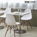 简约 甜品店桌椅组合 奶茶店桌椅 白 时尚 咖啡厅 茶餐厅桌椅组合