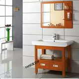 妃漫现代简约浴室柜组合纯实木橡木卫浴柜小户型面盆柜吊柜落地柜