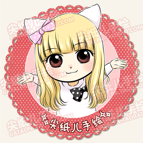 q版漫画设计真人照片转手绘卡通微信qq头像生日情侣结