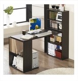 台式 个性创意 简约现代 电脑桌 组合书柜 书架书桌 台式电脑桌
