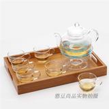加厚玻璃茶壶花茶壶玻璃茶具套装功夫透明过滤花草水果茶耐热茶壶