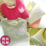 狐狸加绒打底衣 0-1-2-3岁女童宝宝纯棉加绒加厚保暖长袖上衣T恤