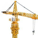 凯迪威625017合金玩具车工程车模型1:50塔式大型重型起重机塔吊车
