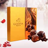 巧克力高迪瓦godiva歌帝梵混装焦糖夹心巧克力礼盒132g情人节礼物