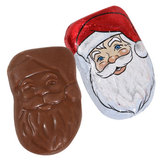美国进口PALMER焦糖牛奶巧克力圣诞老人头散装单个 现货新款