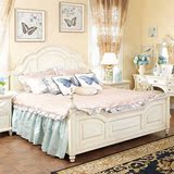 1.8米实木大床双人床  简约公主床 美式床 奢华床欧式卧室家具