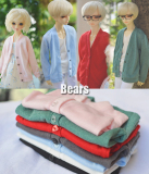 ◆Bears◆BJD娃衣A145 针织开衫~文艺百搭~7色 特价！1/4&1/3&叔