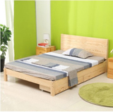 特价实木双人床单人床双人床1.2成人床1.5榻榻米床松木床1.8大床