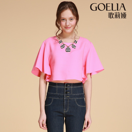 [专柜款]歌莉娅GOELIA 2014夏新女休闲上衣1
