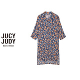 Jucy Judy百家好运动休闲长款衬衫女专柜正品JOWS625A
