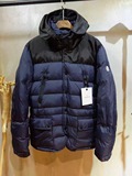 代购香港Moncler/蒙口2015冬季男款轻薄修身保暖连帽羽绒服外套