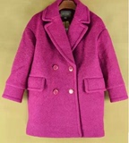 CCDD专柜正品2014冬装新款14-4-D247羊毛呢子大衣外套女C44D247