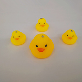 闭嘴小黄鸭  捏捏响鸭子 洗澡浴室戏水婴儿玩具磁性钓鱼玩具大鸭