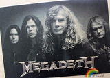 Megadeth 麦格戴斯乐队海报 重金属摇滚海报 琴行排练室装饰挂画