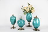 欧式新古典花瓶花器陶瓷摆件床头柜高档台灯客厅电视柜玄关装饰品