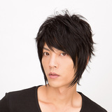 日本代购 假发 标准黑色时尚发型假发男士假发J-3469【P08Apr16】