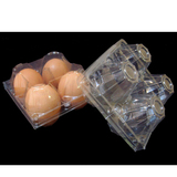4枚装中号厚款塑料鸡蛋托盘 绿壳鸡蛋包装 蛋托 蛋盒 草鸡蛋蛋托