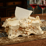 欧式创意陶瓷纸巾盒家用 高档客厅抽纸盒摆件 装饰品结婚礼物包邮