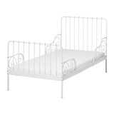 IKE南京宜家家居代购婴儿卧室床米隆加长儿童铁艺床框架床垫床板