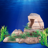 鱼缸水族箱装饰品树脂工艺品摆件金鱼缸造景特色假山石造景