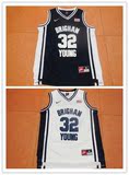 特价NBA球衣 NCAA杨百翰大学美洲狮队32号吉默弗雷戴特刺绣篮球服