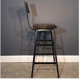 美式黑色白色古铜色金属铁艺凳酒吧台脚椅咖啡凳椅高吧椅子凳