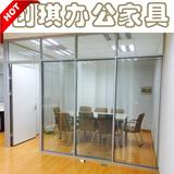 上海市定制高隔断钢化玻璃隔断墙办公室屏风隔间 57/60/80款