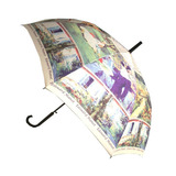 莫奈雷诺阿油画伞电影海报赫本防风自动开长柄伞晴雨伞遮阳伞