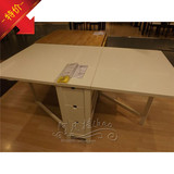 上海宜家家居代购诺顿折叠式餐桌方桌白色