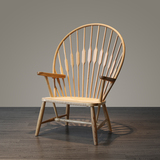 促销实木原木带扶手客厅舒适休闲椅靠背北欧宜家风创意设计沙发椅