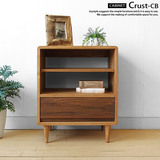 实木电视柜边柜 床头柜三斗柜日式简约现代风格 优良品质白橡木质