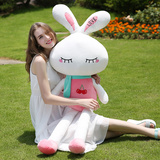 兔子毛绒玩具可爱小白兔公仔大号抱枕儿童布娃娃玩偶生日礼物女生