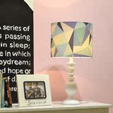 个性不规则菱形卧室床头书房样板房台灯 创意儿童空间装饰台灯