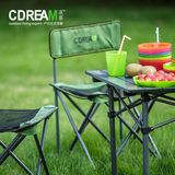 逐梦（CDREAM) 户外便携式休闲折叠椅帆布桌椅5件套椅 野餐烧烤钓