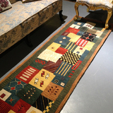 雅邦印度进口手工羊毛地毯卧室床边毯厨房长条毯客厅走廊长方形毯