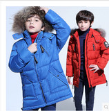 香港正品代购ZARA新款童装羽绒服男童大童中长款加厚羽绒服外套