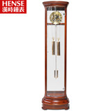 汉时钟表实木落地钟客厅座钟欧式创意花梨木透体机械机芯钟HG131